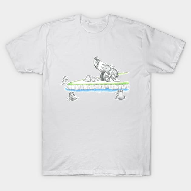 Flight of the Platypus T-Shirt by JohnPatrickStarling